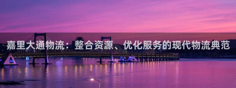 超凡国际注册步骤：嘉里大通物流：整合资源、优化服务的现代物流